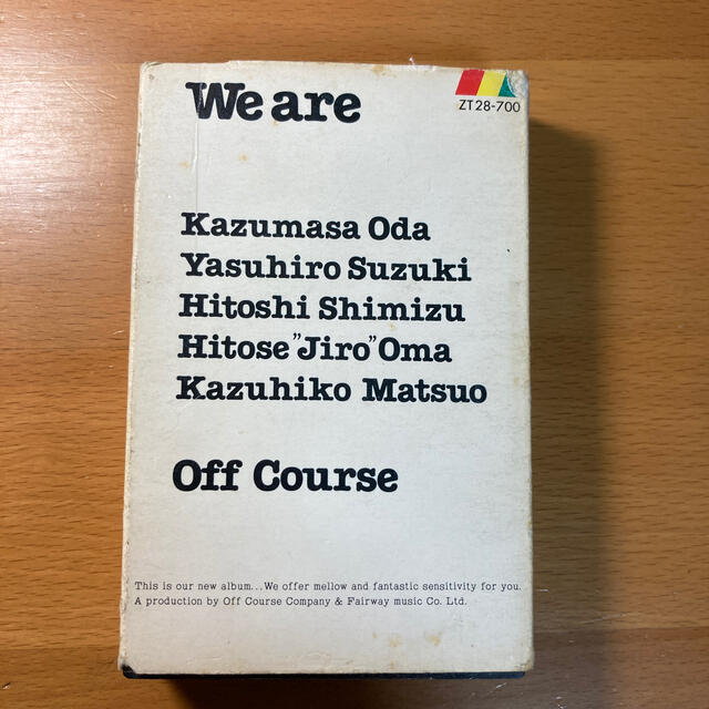 Off course We are ミュージックテープ
