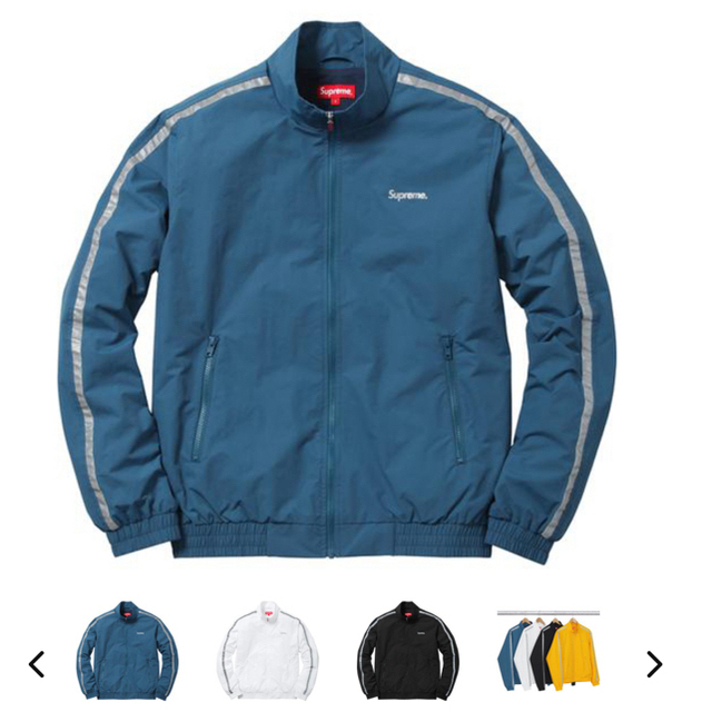 Supreme 3M Reflective Jacket S Teal 16AWナイロンジャケット