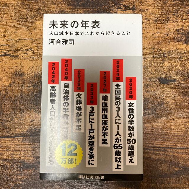 講談社 未来の年表 人口減少日本でこれから起きることの通販 By Hi S Shop コウダンシャならラクマ