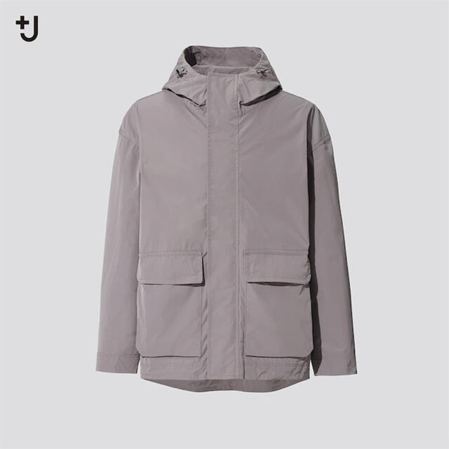 UNIQLO(ユニクロ)のUNIQLO +J オーバーサイズマウンテンパーカ GREY/XS メンズのジャケット/アウター(マウンテンパーカー)の商品写真