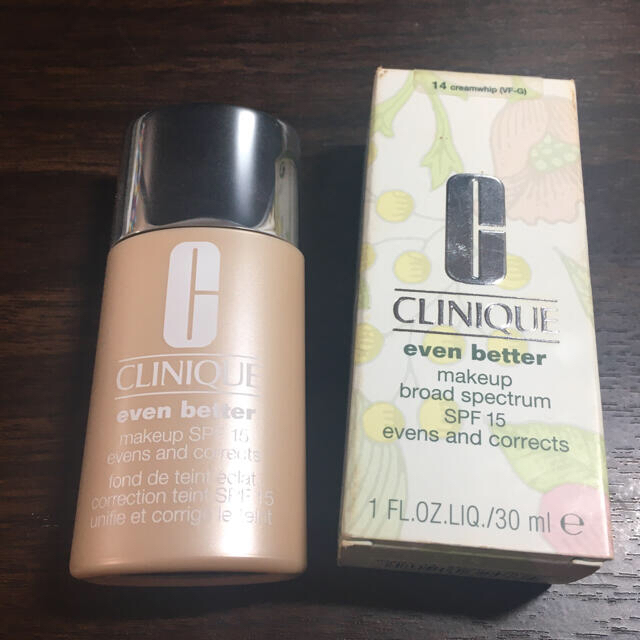 CLINIQUE(クリニーク)のクリニーク ファンデーション イーブンベター メイクアップ SPF15 30ml コスメ/美容のベースメイク/化粧品(ファンデーション)の商品写真