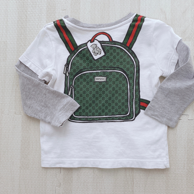 Gucci(グッチ)のGUCCI ロングTシャツ キッズ/ベビー/マタニティのベビー服(~85cm)(Ｔシャツ)の商品写真