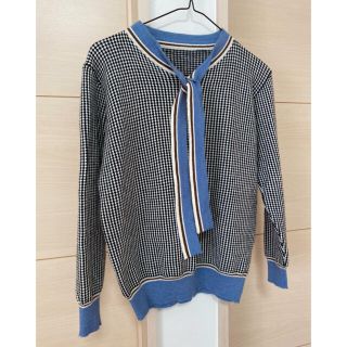 チェスティ(Chesty)のボウタイ　ニット　美品(シャツ/ブラウス(長袖/七分))