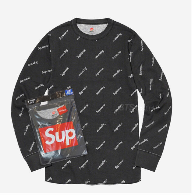 Supreme(シュプリーム)のSupreme/Hanes Thermal Crew (1 Pack) メンズのトップス(Tシャツ/カットソー(七分/長袖))の商品写真