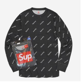 シュプリーム(Supreme)のSupreme/Hanes Thermal Crew (1 Pack)(Tシャツ/カットソー(七分/長袖))