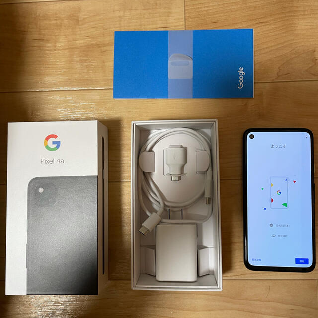 Google Pixel(グーグルピクセル)のGoogle Pixel 4a   Just Black （中古） スマホ/家電/カメラのスマートフォン/携帯電話(スマートフォン本体)の商品写真