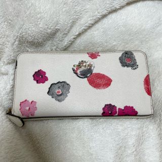 コーチ(COACH)のcoach 長財布　花柄　ピンク(財布)