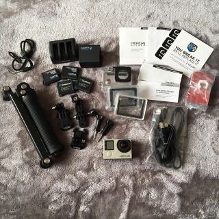 ゴープロ(GoPro)のGoPro hero4 silver ※各種備品付き(その他)