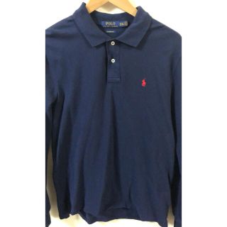 ポロラルフローレン(POLO RALPH LAUREN)のラルフローレン POLO 胸ポニー長袖ポロシャツ ジュニアXL 紺ネイビー170(その他)