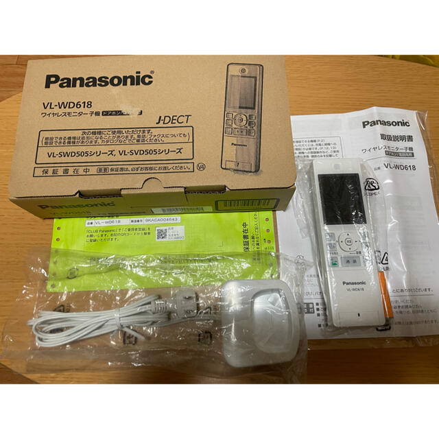 Panasonic - Panasonic ワイヤレスモニター子機 VL-WD618の通販 by