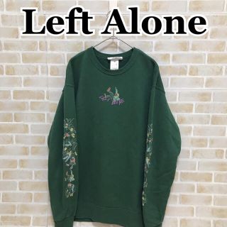 シュプリーム(Supreme)のLeft Alone レフトアローン　刺繍スウェットトレーナー　ビッグシルエット(スウェット)