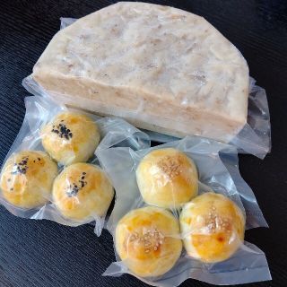 飲茶点心  胡桃紅豆酥６個と大根餅800g  送料込み  即購入歓迎(菓子/デザート)