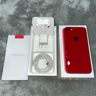 エヌティティドコモ(NTTdocomo)のiphone8 RED  64GB 値下げしました(スマートフォン本体)