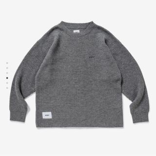 ダブルタップス(W)taps)のLサイズ 窪塚　WTAPS WAFFLE/SWEATER.WOOL(ニット/セーター)