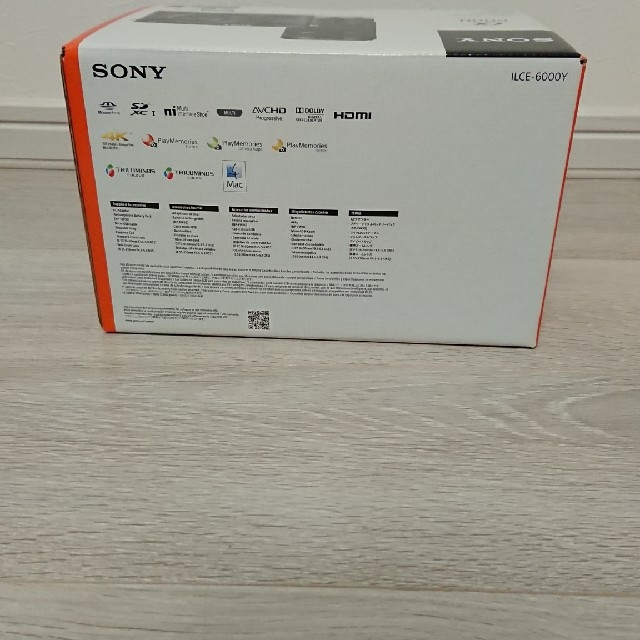 SONY(ソニー)のSONY ミラーレス一眼 ILCE6000Y 新品未使用 スマホ/家電/カメラのカメラ(ミラーレス一眼)の商品写真