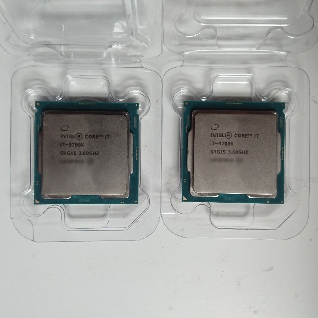 即日発送 intel Core 傷・汚れ・変色等有中古品5個セット 9700k i7 PC