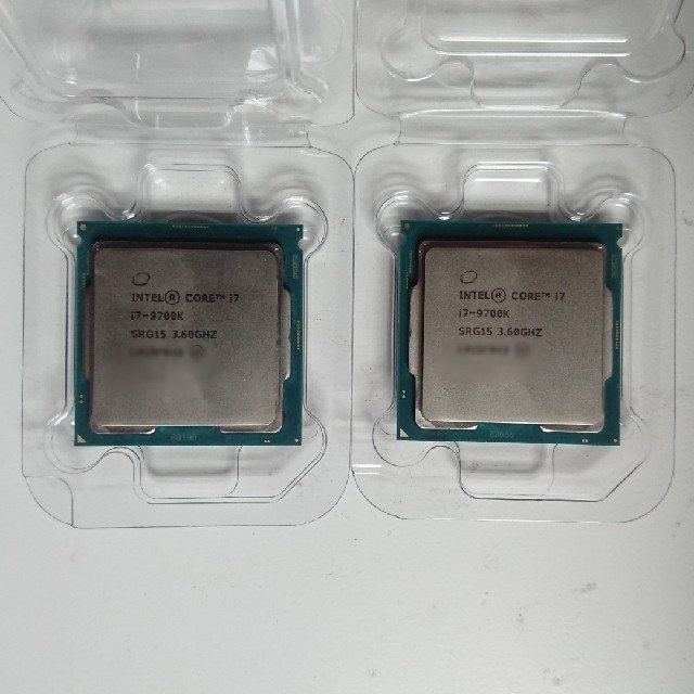 intel Core i7 9700k傷汚れ変色等有品 はnさん用