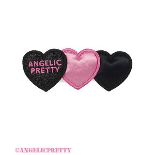 アンジェリックプリティー(Angelic Pretty)のAngelic Pretty Trio Heart クリップ(バレッタ/ヘアクリップ)