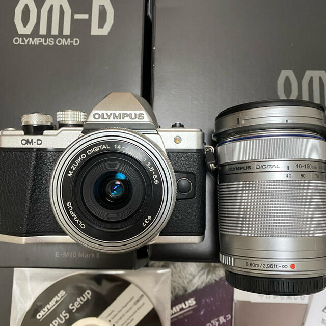 OLYMPUS(オリンパス)のまんぞ様専用　OLYMPUS OM−D E−M10 Mark2 スマホ/家電/カメラのカメラ(ミラーレス一眼)の商品写真