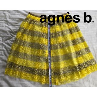 アニエスベー(agnes b.)のagnès b. スカート美品 サイズ2(ひざ丈スカート)