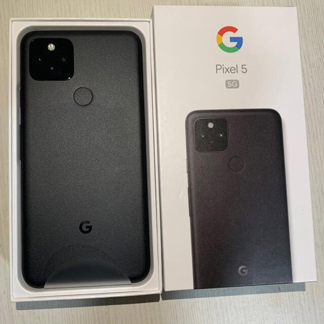 公式】 【新品未使用】Google Pixel 5 Just Black スマートフォン本体