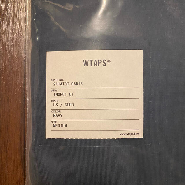 W)taps(ダブルタップス)のwtaps ロンT INSECT  ネイビー　サイズM メンズのトップス(Tシャツ/カットソー(七分/長袖))の商品写真