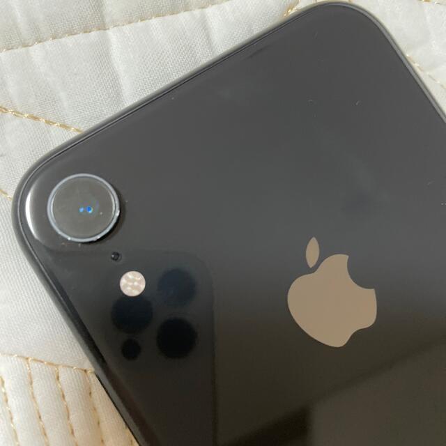 iPhone(アイフォーン)のiPhone XR 128GB ブラック　SIMフリー スマホ/家電/カメラのスマートフォン/携帯電話(スマートフォン本体)の商品写真