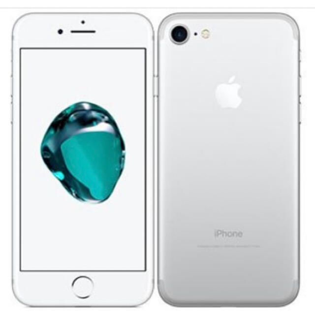 Apple(アップル)のiPhone7・128GB・シルバー スマホ/家電/カメラのスマートフォン/携帯電話(スマートフォン本体)の商品写真