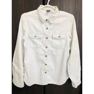 ギャップ(GAP)のGAP デニムシャツ 長袖シャツ 150cm リメイク用　難あり  (ブラウス)