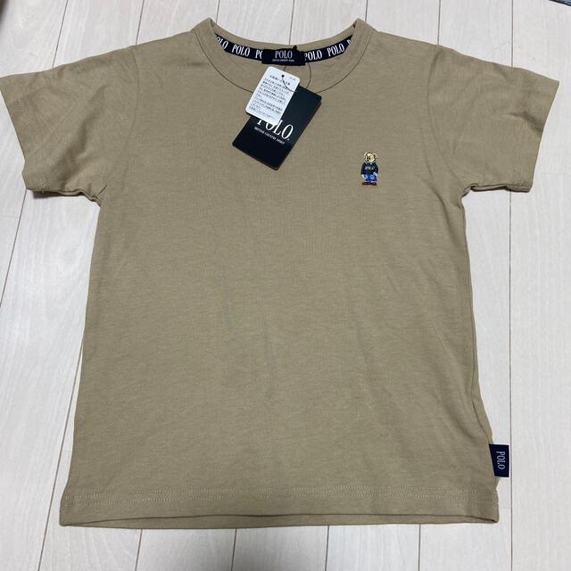 POLO RALPH LAUREN(ポロラルフローレン)のPOLO くま 刺繍 半袖 ベージュ キッズ/ベビー/マタニティのキッズ服男の子用(90cm~)(Tシャツ/カットソー)の商品写真