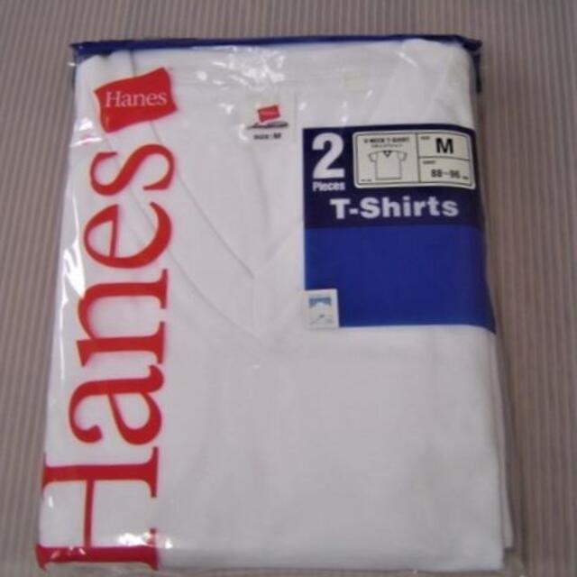 Hanes(ヘインズ)のHanes ヘインズ 71N112 2枚セット Vネック Tシャツ 半袖 無地 メンズのトップス(Tシャツ/カットソー(半袖/袖なし))の商品写真