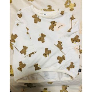 フタフタ(futafuta)のfutafuta くまトップス　80(Ｔシャツ)