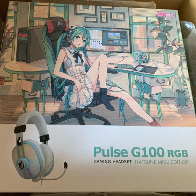 オーディオ機器ツクモ×初音ミク コラボ ゲーミング ヘッドセット