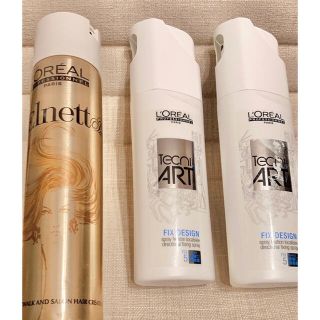 ロレアルプロフェッショナル(LOREAL PROFESSIONAL)の【新品　未開封】ロレアル テクニアートロレアル エルネットサテン(ヘアスプレー)