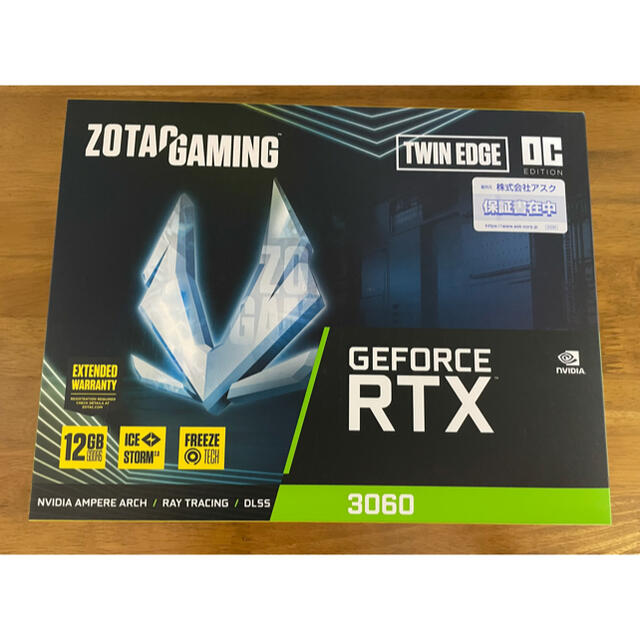 ZOTAC（ゾタック） RTX3060 12GB Twin Edge OC