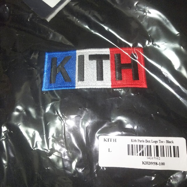 Lサイズ Kith Paris Box Logo Tee blackの通販 by nao's shop|ラクマ