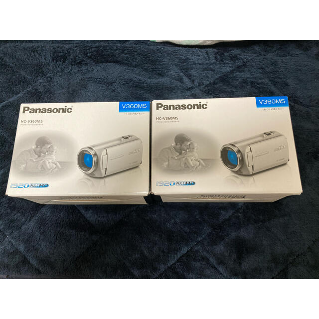 【オンライン限定商品】 - Panasonic Panasonic 白黒各1台 HC-V360MS ビデオカメラ