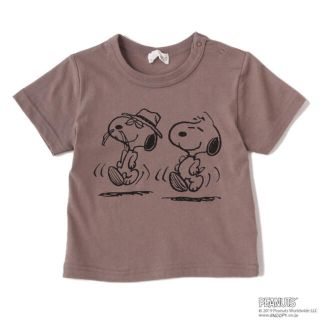 プティマイン(petit main)のcoco様専用！新品♡ ビールーム　スヌーピーお散歩Tシャツ　130(Tシャツ/カットソー)