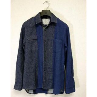 サカイ(sacai)のsacai ウール切替シャツ(シャツ)