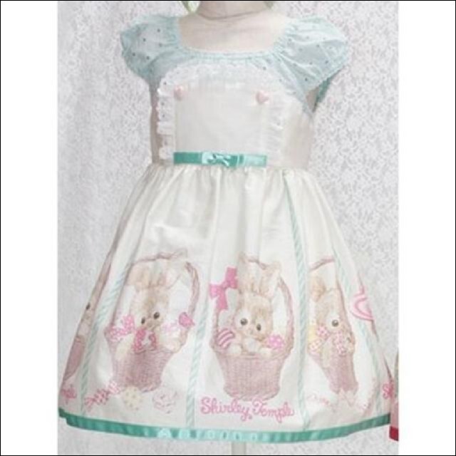 シャーリーテンプル バニーワンピースキッズ服女の子用(90cm~)