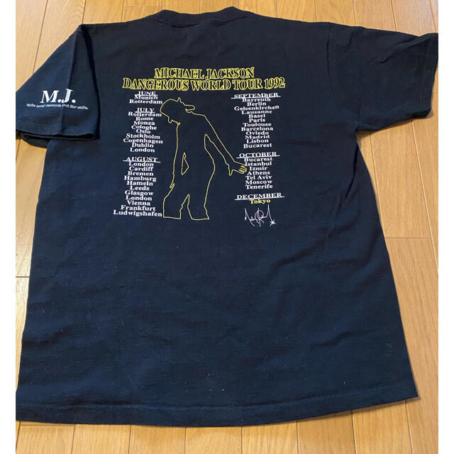 レア　非売品　マイケルジャクソン　Tシャツ　92年 エンタメ/ホビーのタレントグッズ(ミュージシャン)の商品写真