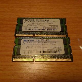 DDR3 8GB (4GBx2)ノート用(PCパーツ)