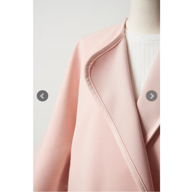 【新品】yori スプリングカラージャケット　ピンク36サイズ