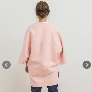 新品】yori スプリングカラージャケット ピンク36サイズの通販 by