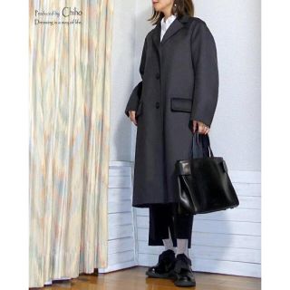 Jil Sander - +J カシミヤブレンドチェスターコート グレー ユニクロ