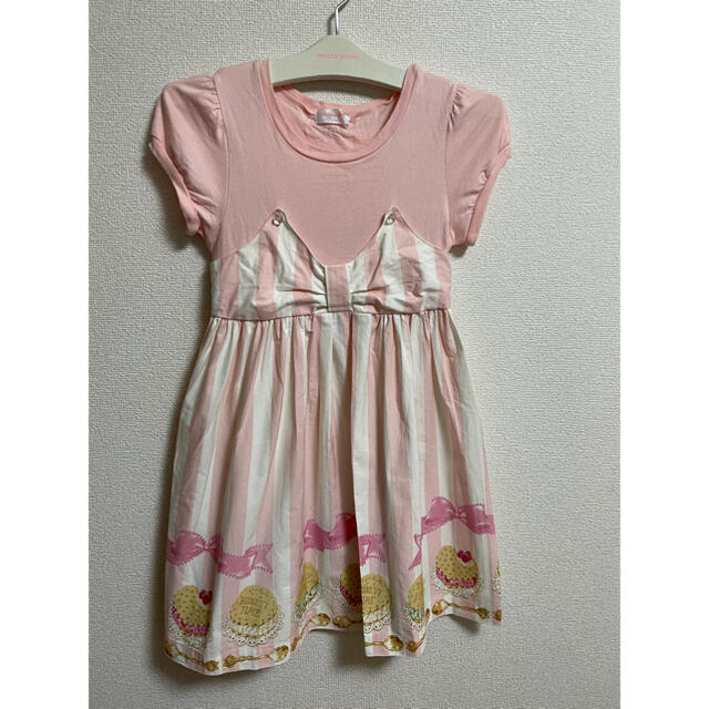 Shirley Temple(シャーリーテンプル)の【美品】シャーリーテンプル　140 キッズ/ベビー/マタニティのキッズ服女の子用(90cm~)(ワンピース)の商品写真