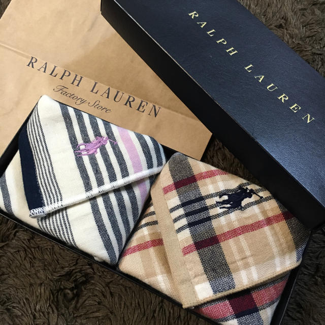 Ralph Lauren(ラルフローレン)のギフトBOX♡キャンディス様専用です◡̈* メンズのファッション小物(ハンカチ/ポケットチーフ)の商品写真