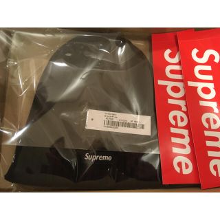 シュプリーム(Supreme)のシュプリーム　Overdyed Beanie ブラック(ニット帽/ビーニー)