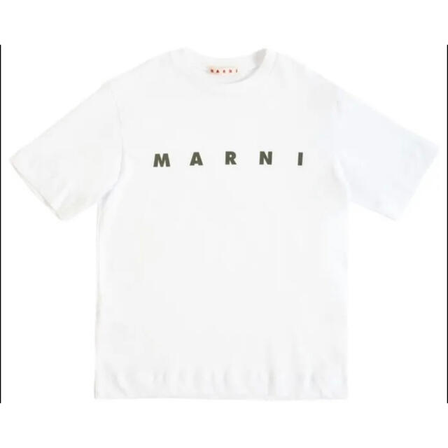 【新作】MARNI ロゴTシャツ　ホワイト　14