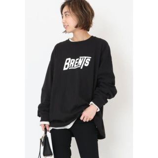 ドゥーズィエムクラス(DEUXIEME CLASSE)の新品【BRENTS SPORTSWEAR】 ロゴ ロングTシャツ(Tシャツ/カットソー(七分/長袖))